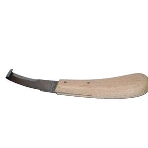 Vtg Aesculap Hoof Knife West Germany woode handle